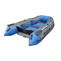 Лодка надувная моторная ПВХ НДНД Reef 300нд (серый/синий)