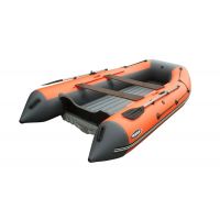 Лодка надувная REEF 340НД тёмно-серый/оранжевый