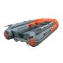 Лодка Reef Triton (Риф Тритон) 370 S-Max с интегрированным фальшбортом (тёмно-серый/оранжевый)
