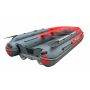 Лодка Reef Triton (Риф Тритон) 400 S-Max с интегрированным фальшбортом (серый/красный)