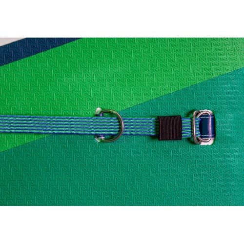 Лента эластичная для крепления багажа на носу SUP-доски RED PADDLE Flat Bungee зеленая короткая 47 см