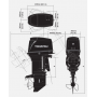 Двухтактный мотор Tohatsu  M 70 EPTOL
