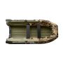 Лодка Reef Triton (Риф Тритон) 400 S-Max с интегрированным фальшбортом (хаки/тростник)