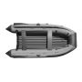Лодка надувная моторная ПВХ НДНД Reef тритон 390 Fi НД c интегрированным фальшбортом тёмно-серый/серый