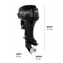 Двухтактный лодочный мотор PARSUN T40FWS